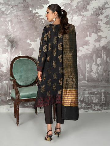 Limelight U1343SU 3PC BLK Embroidered Lawn 2022 Online Shopping